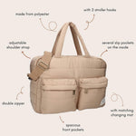 Sac à langer Kidzroom Gracious - Beige