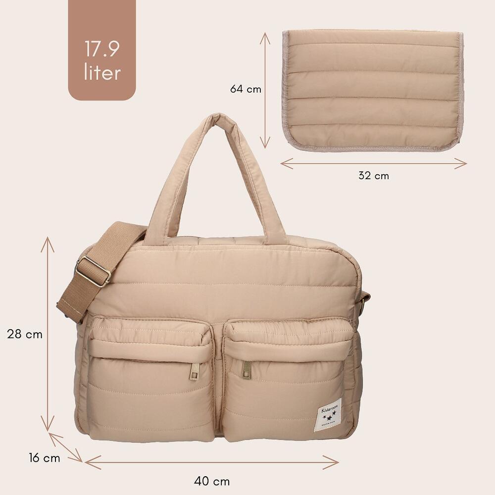 Kidzroom Sac à langer Gracious - Beige