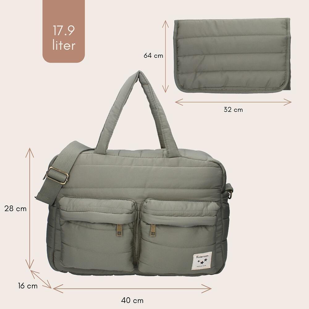 Kidzroom Sac à langer Gracious - Vert