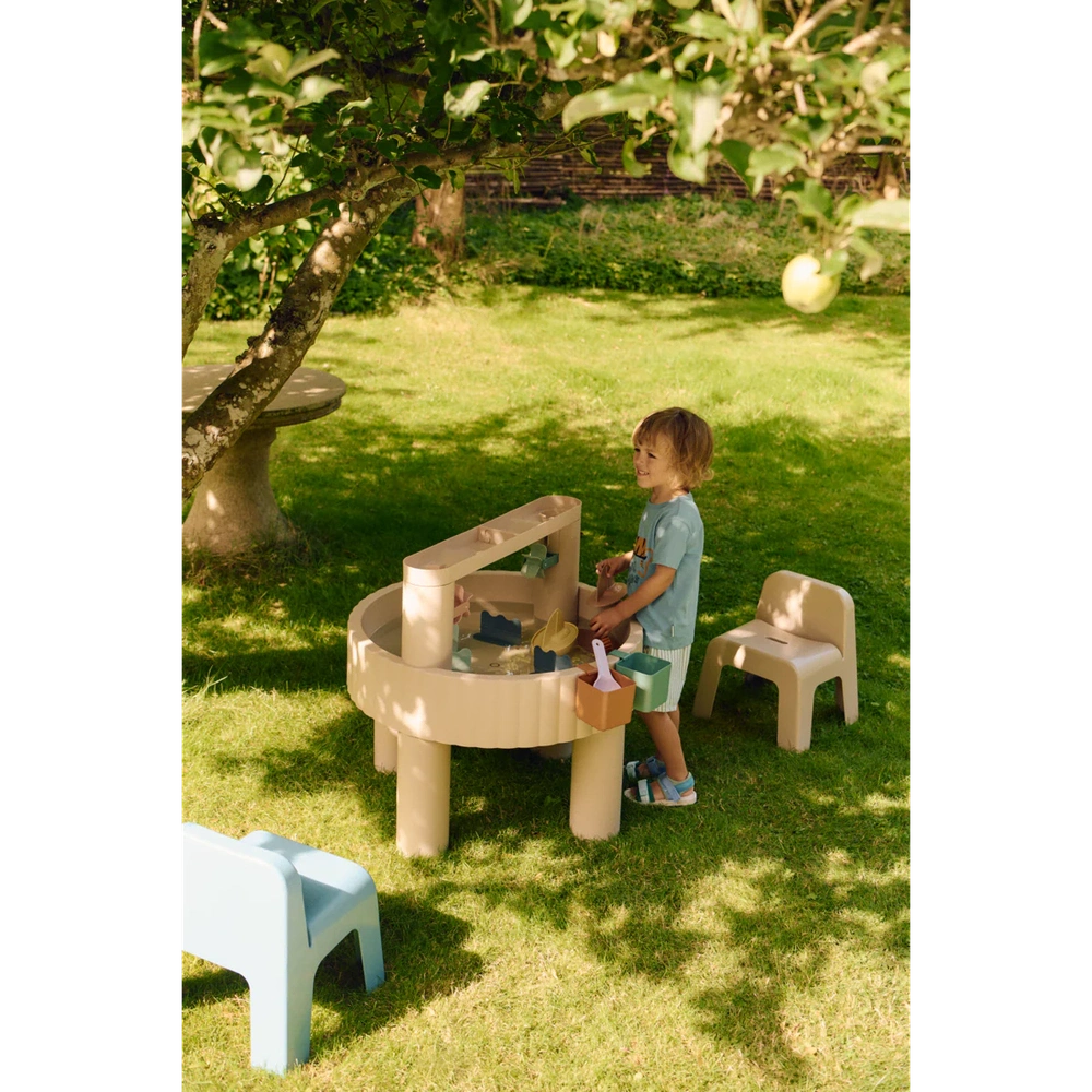 Liewood SEPP Table de jeu multifonctionnelle – table à eau et table à sable – beige – +3 ans