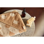 Jollein Cape de bain en éponge 75x75cm Jacquard Teddy Bear