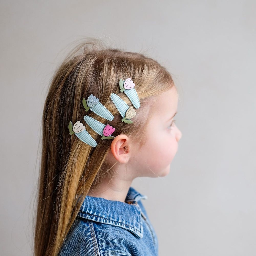 Mimi & Lula - Barrettes avec tulipes