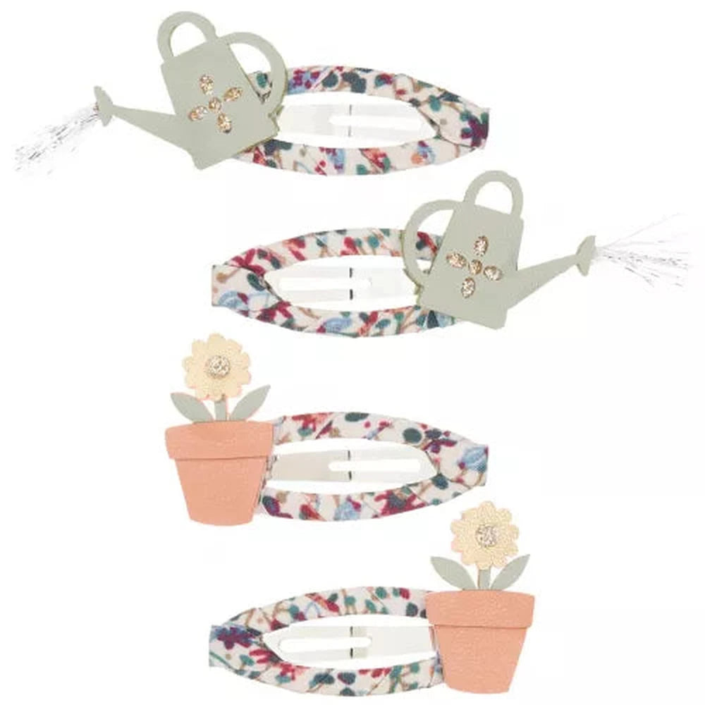 Mimi & Lula - Barrettes arrosoir et pot de fleurs