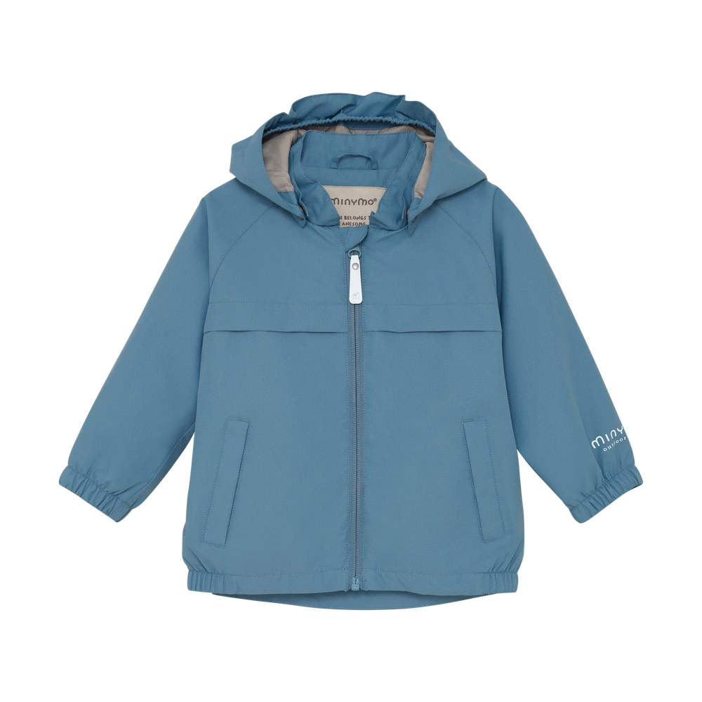 Minymo manteau uni Blue Shadow