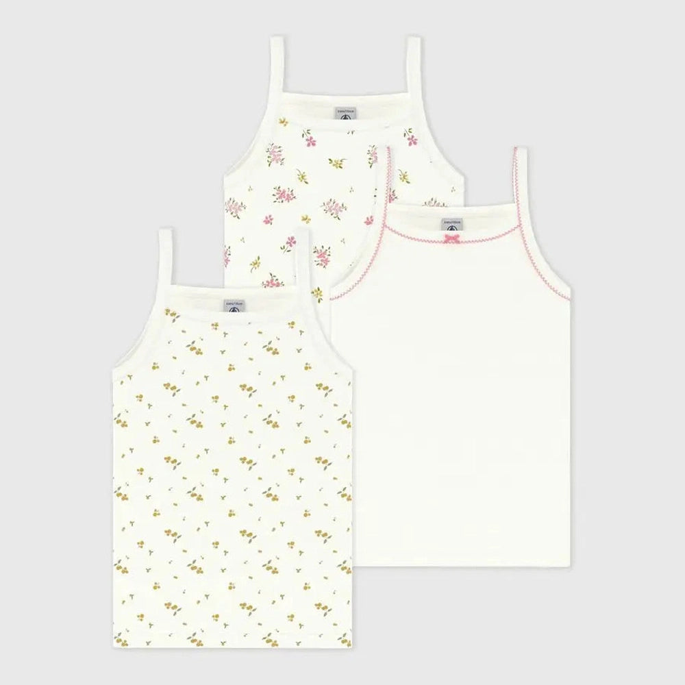 Petit Bateau | Lot de maillots de corps enfant en coton imprimés