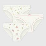 Lot de culottes en coton à imprimé fleuri pour enfants | Petit Bateau