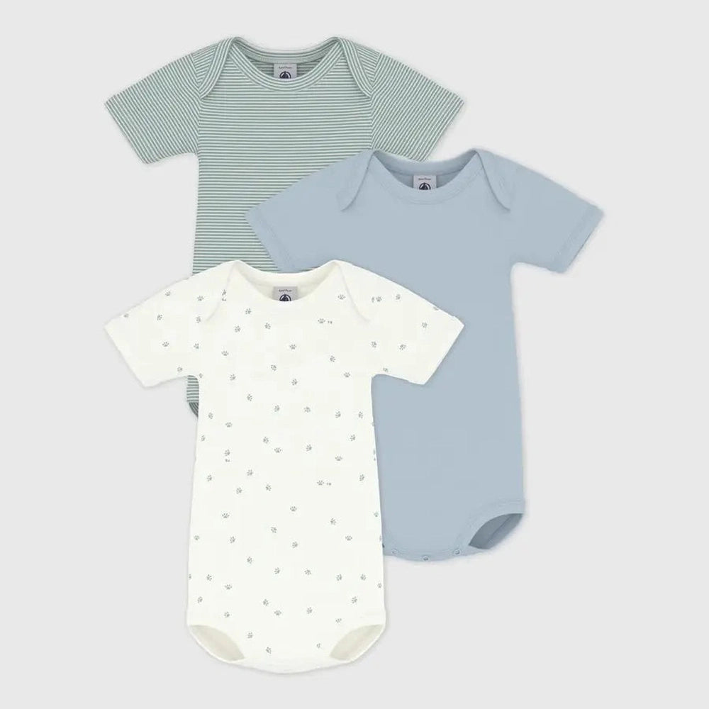 Petit Bateau | Lot de bodies en coton à manches courtes avec imprimé