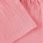 Huttelihut Short en mousseline – short d’été léger en coton – rose
