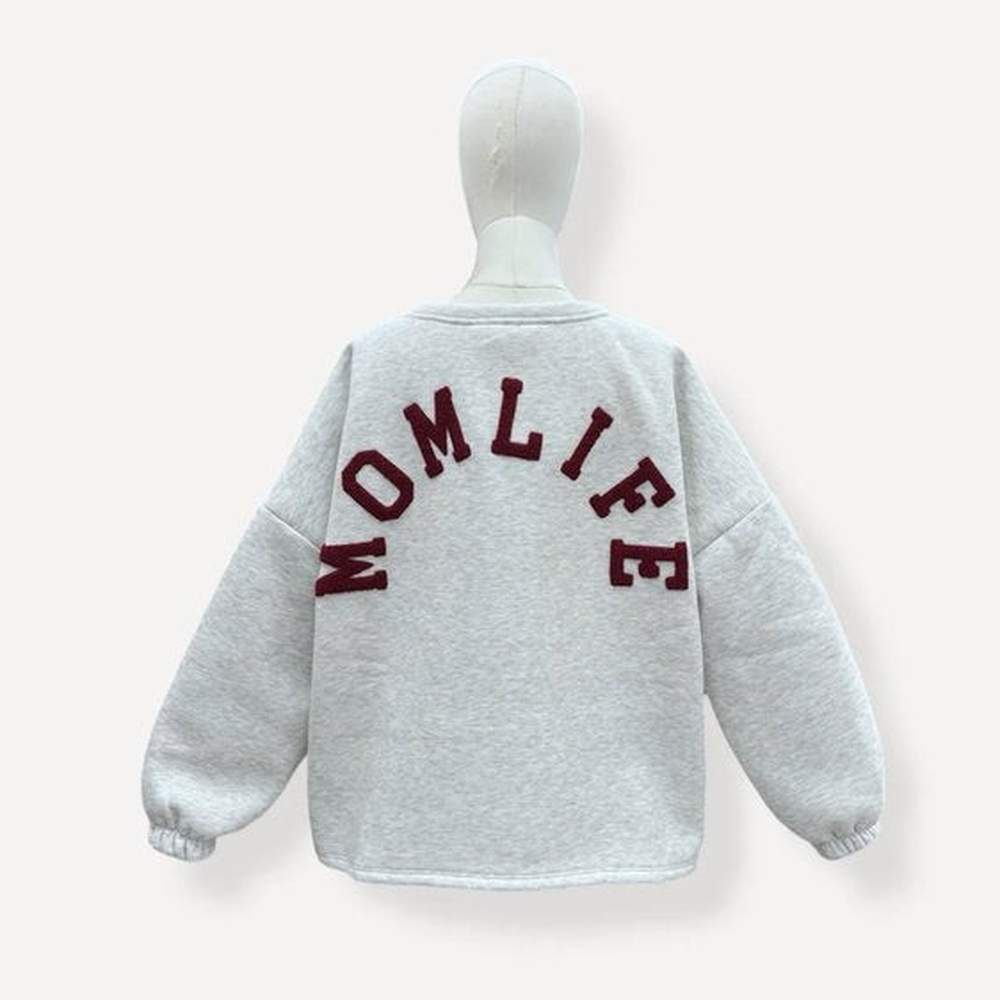 Sweat gris avec texte pour adulte | taille unique