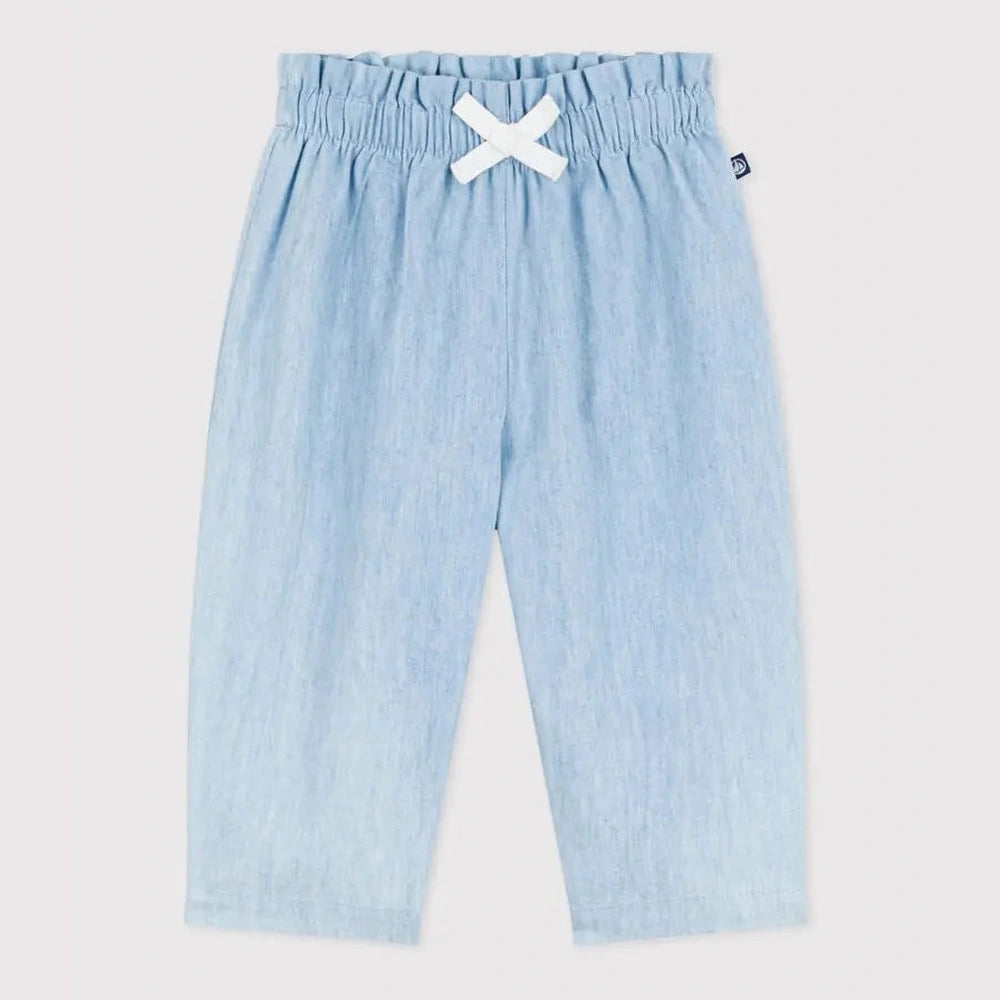 Petit Bateau | Pantalon bébé en chambray