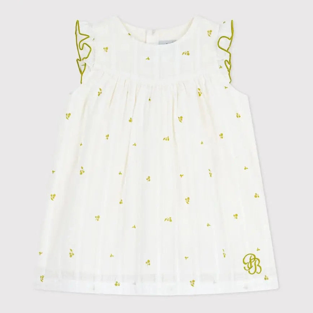Petit Bateau | Robe sans manches en coton à imprimé fleuri pour bébé
