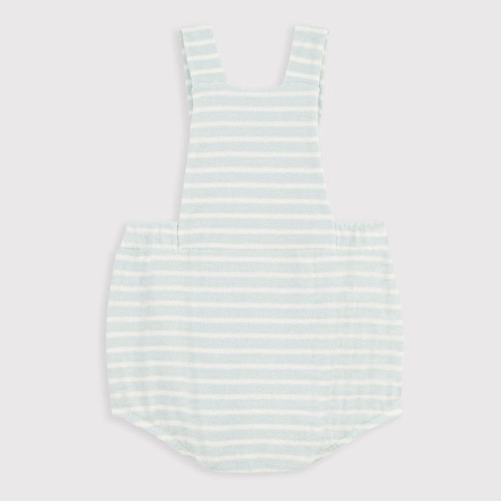 Petit Bateau | Combinaison bébé rayée en éponge de coton