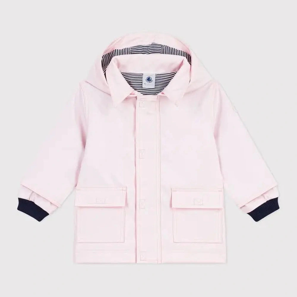 Petit Bateau | Imperméable rose pour bébé