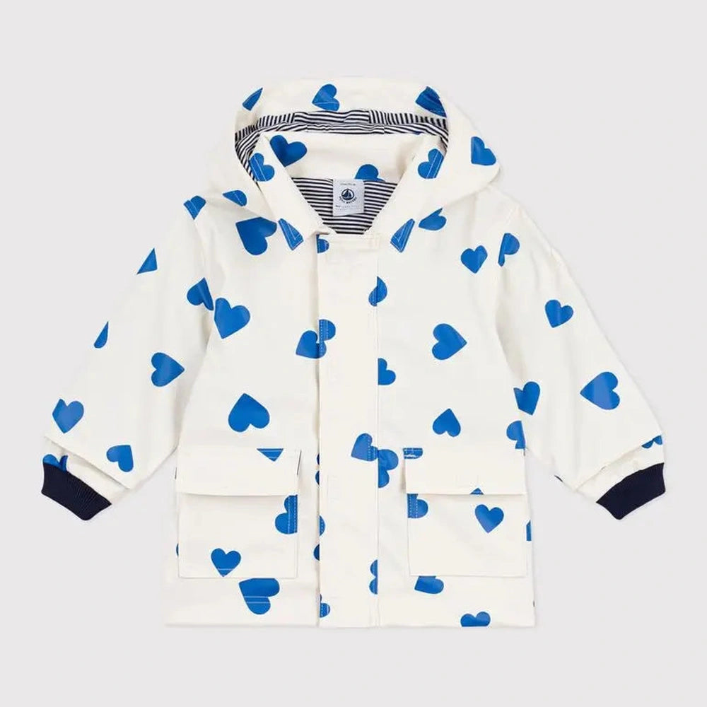 Petit Bateau | Imperméable à cœurs pour bébé