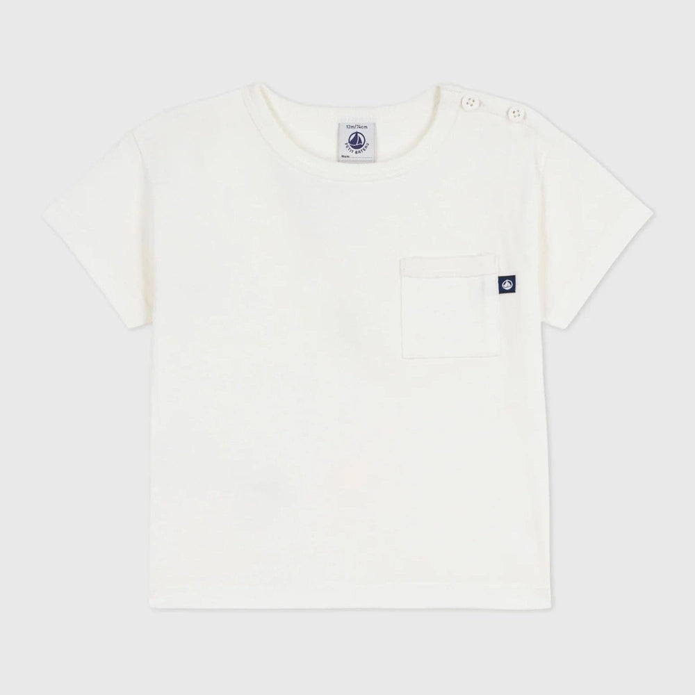 Petit Bateau | T-shirt en coton uni à manches courtes