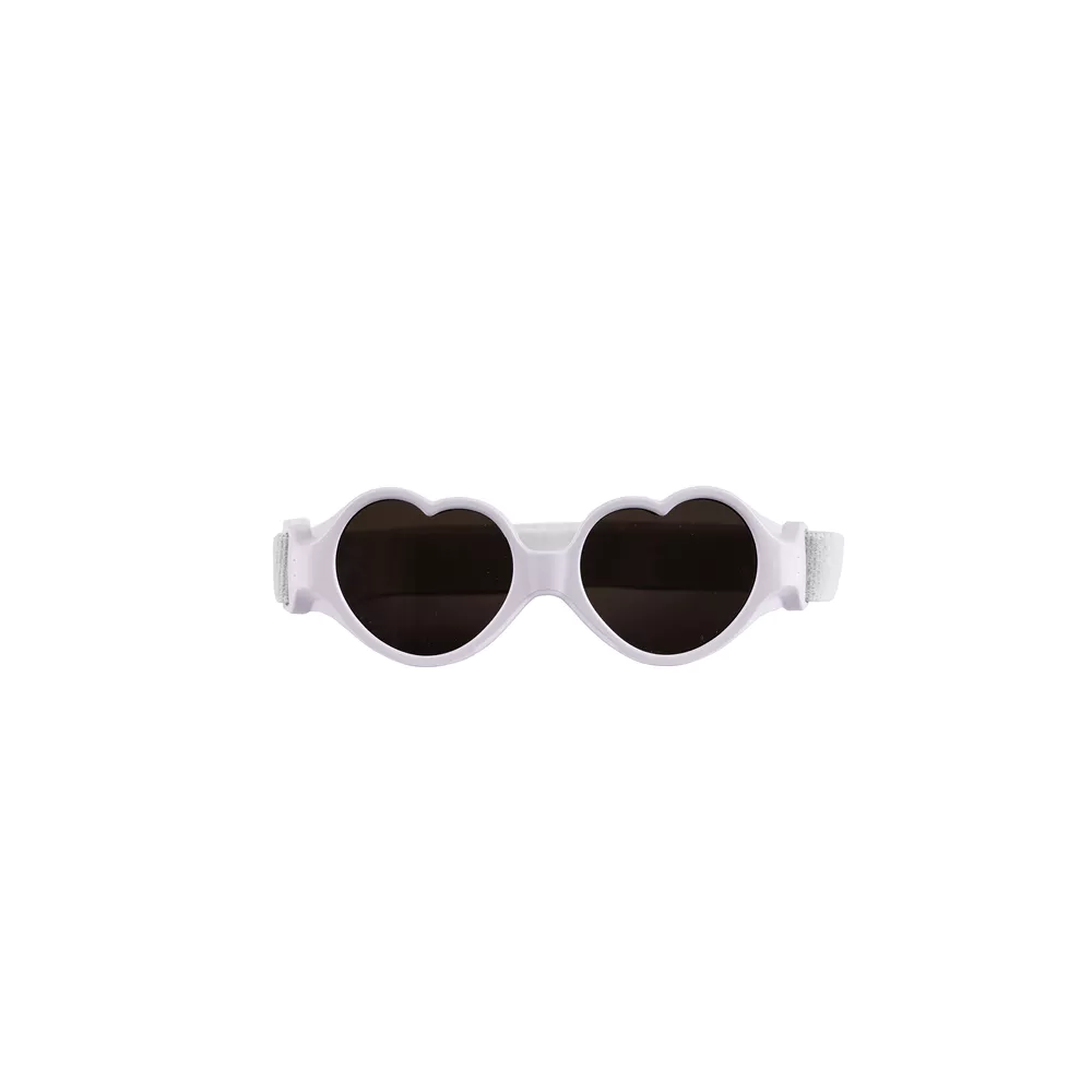 Lunettes de soleil Béaba en forme de cœur 0-9 mois - Rose