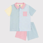 Petit Bateau | Pyjama courte nouée en coton à rayures 6-8 ans
