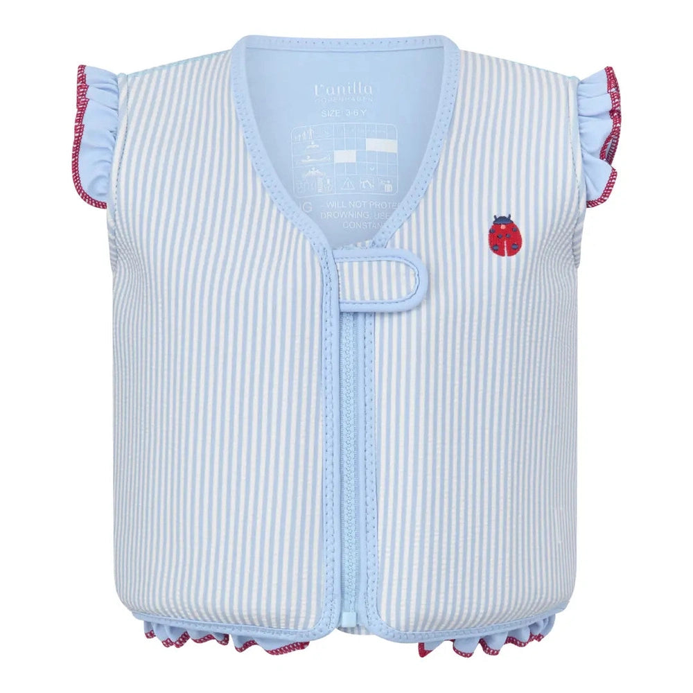Vanilla Copenhagen Gilet de natation en néoprène - Bleu coccinelle