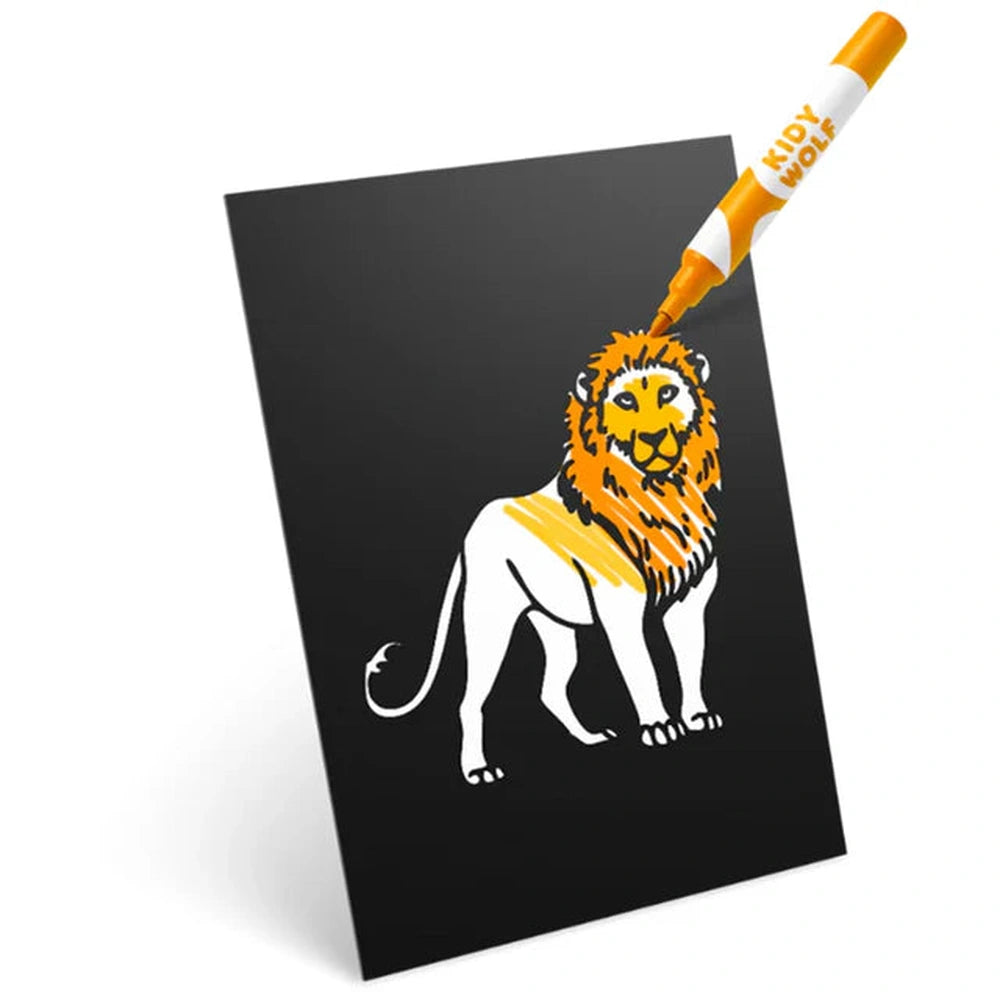 Kidywolf Kidyneon Kit créatif décoration murale - Animaux