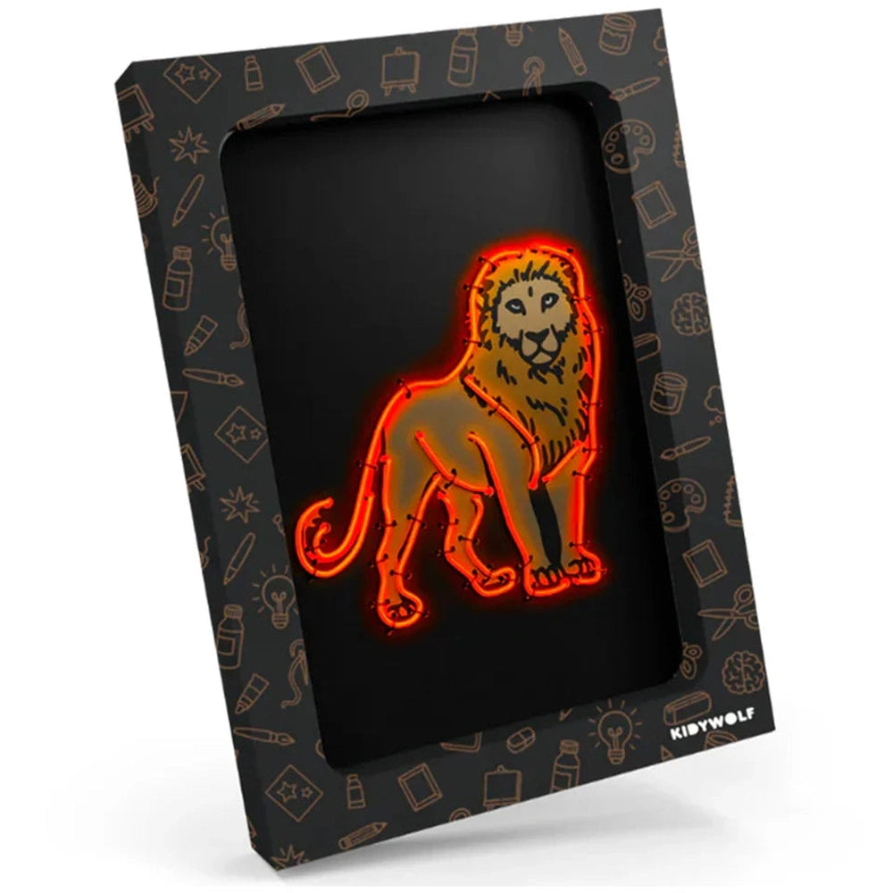 Kidywolf Kidyneon Kit de bricolage décoration murale - Animaux