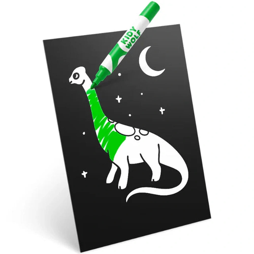 Kit de bricolage de décoration murale Kidywolf Kidyneon - Dinosaures