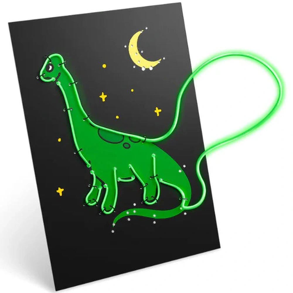 Kidywolf Kidyneon Kit créatif décoration murale - Dinos