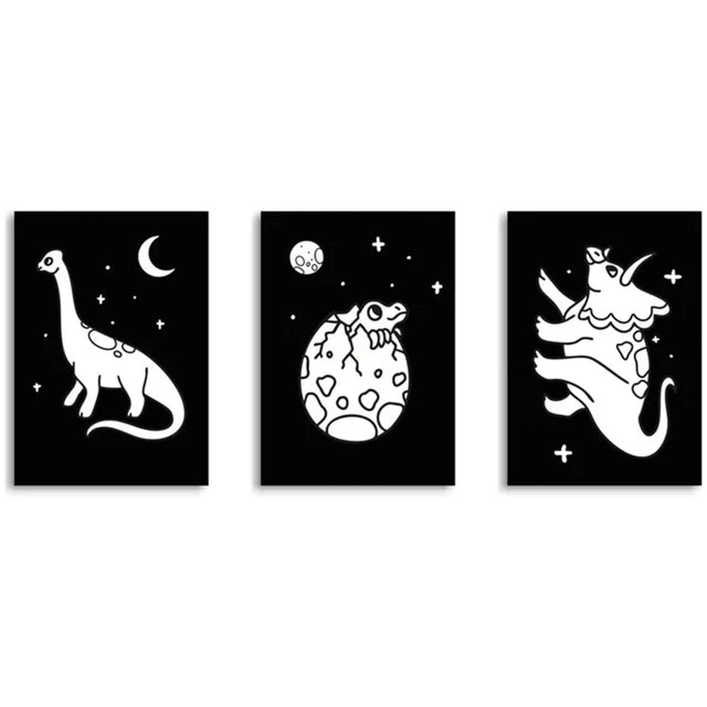 Kidywolf Kidyneon kit créatif déco murale - dinosaures
