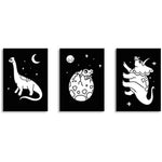 Kidywolf Kidyneon kit créatif déco murale - dinosaures