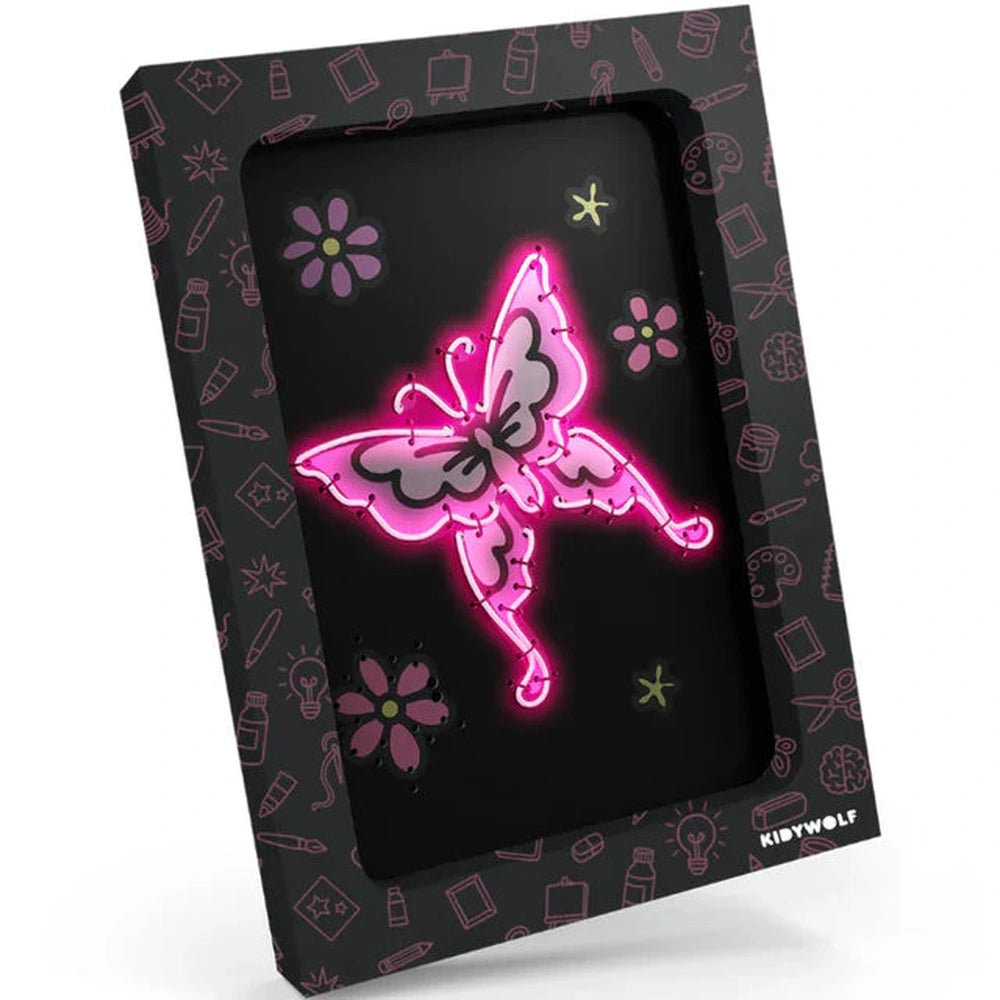 Kit créatif Kidywolf Kidyneon décoration murale - Fantaisie