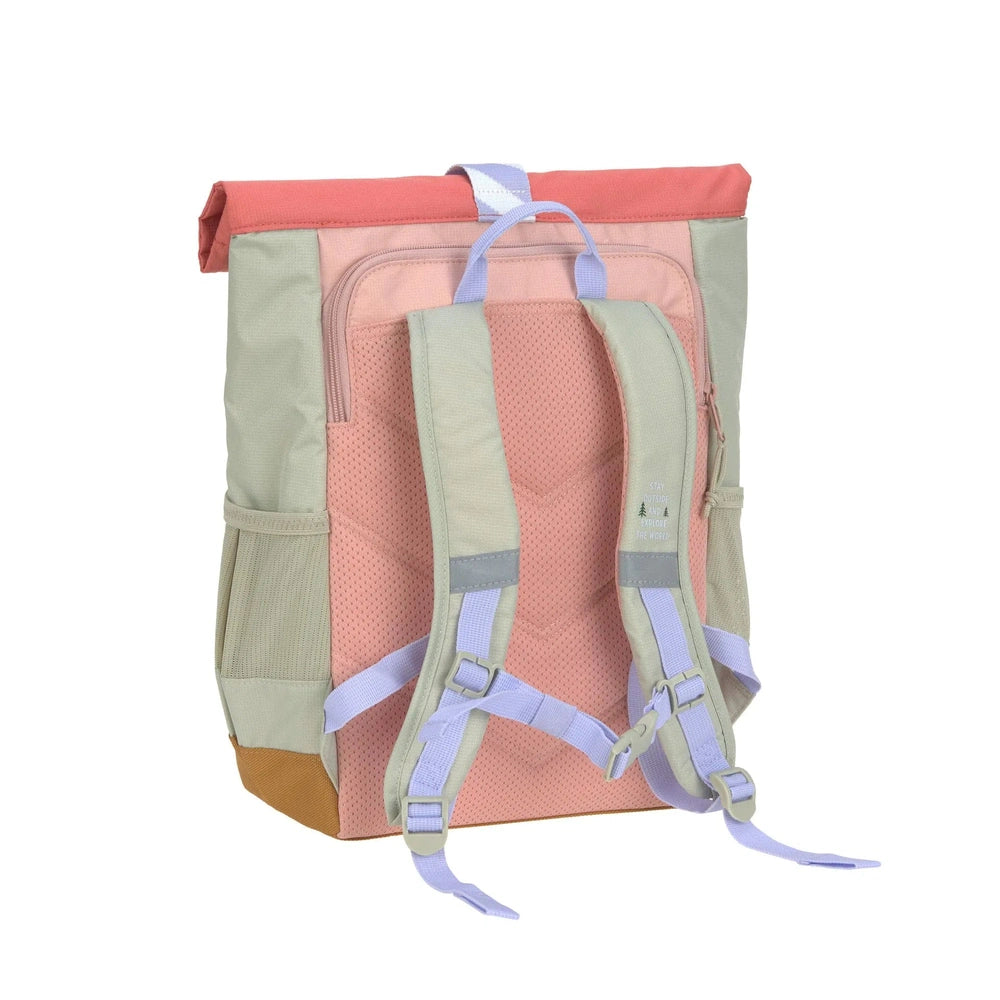 Sac à dos roll-top Lässig Sunny Explorer - Rose