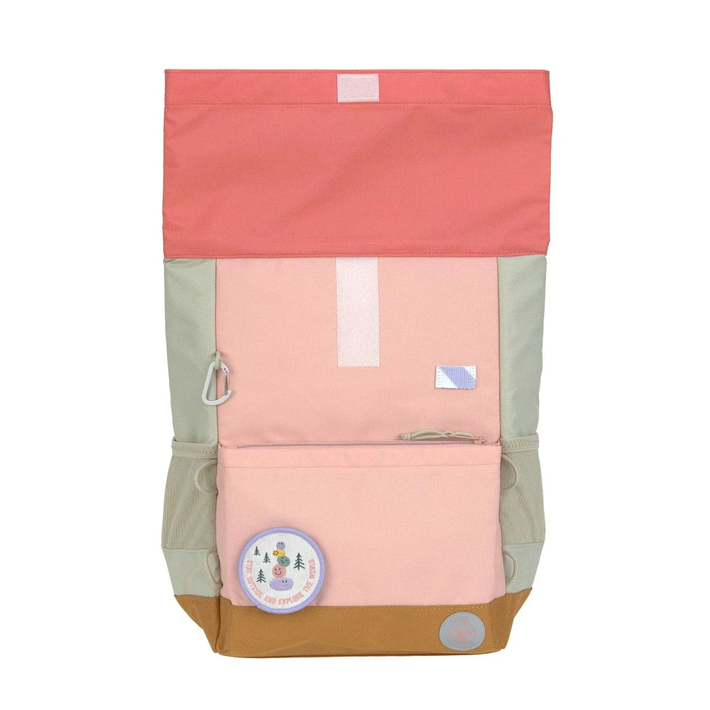Lässig sac à dos roll-top Sunny Explorer - Rose