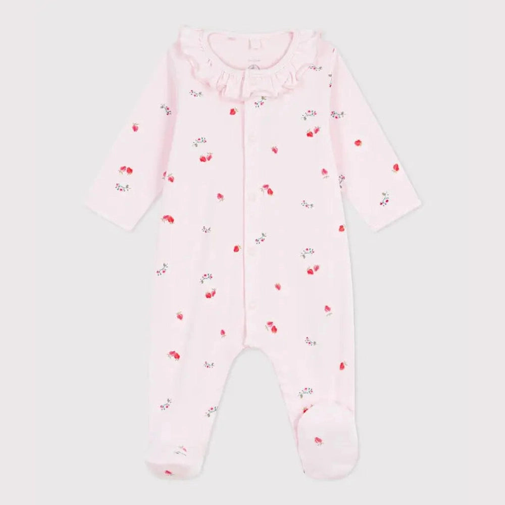 Petit Bateau | Pyjama bébé en coton à fleurs