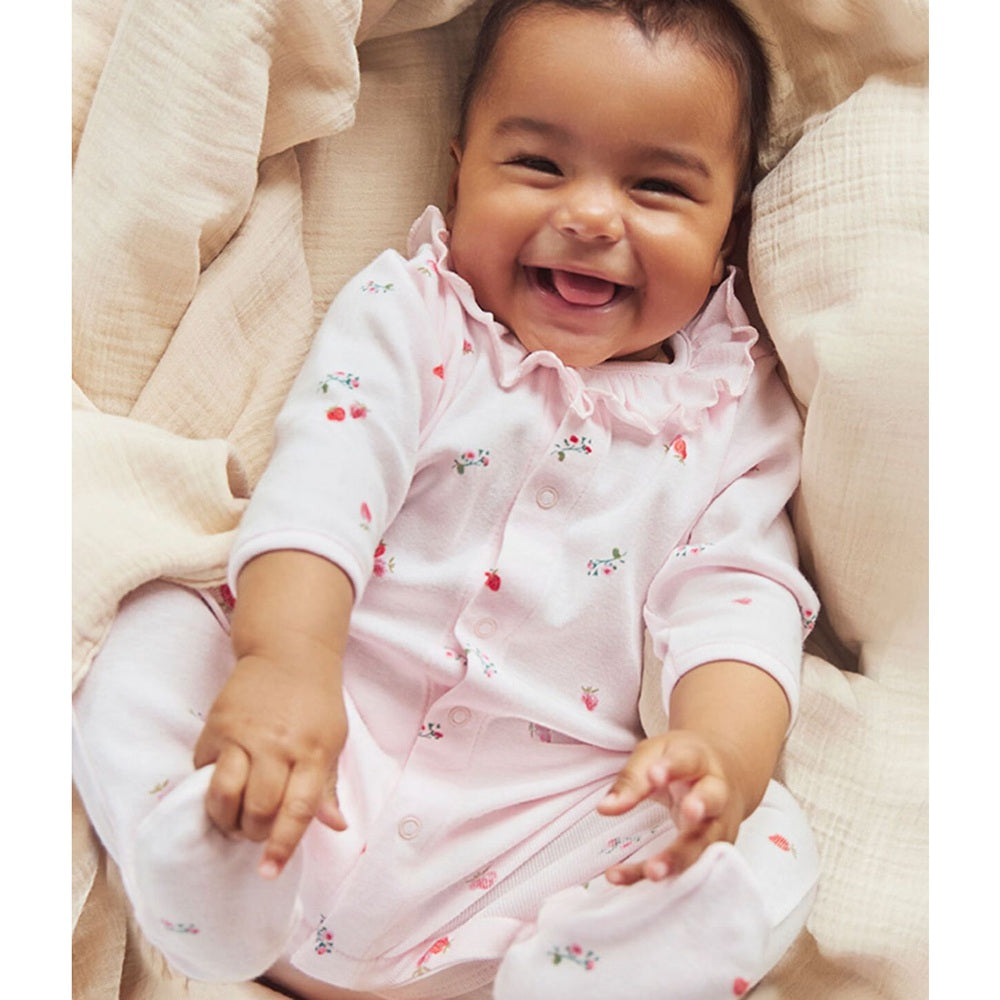 Petit Bateau | Pyjama bébé en coton à imprimé fleuri