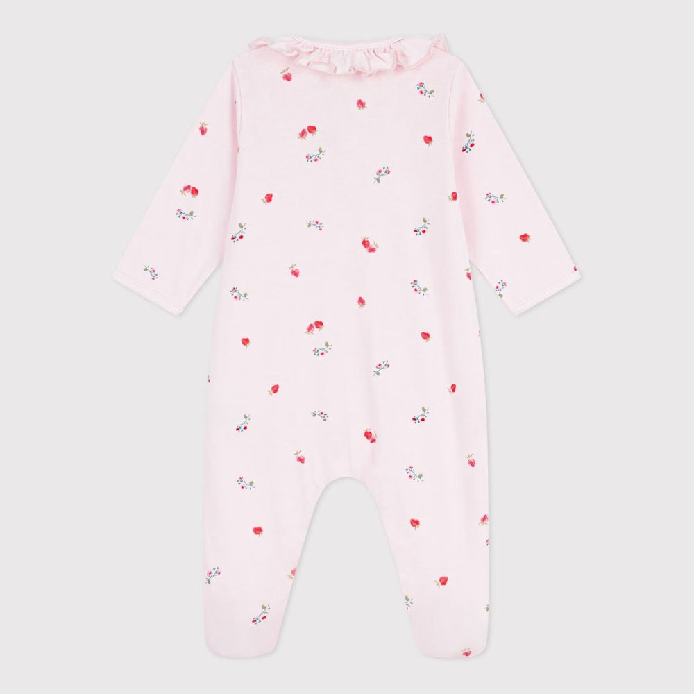 Petit Bateau | Pyjama bébé en coton à imprimé fleuri