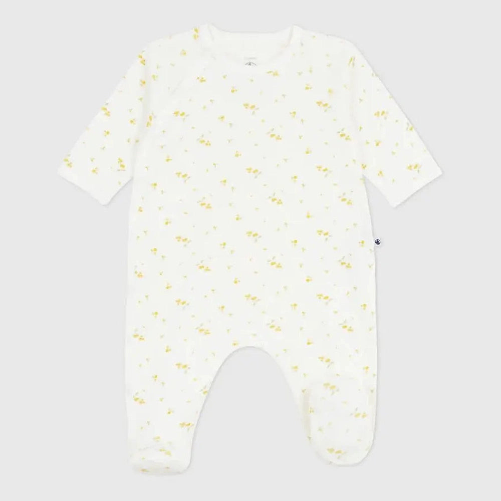 Petit Bateau | Pyjama bébé en coton à imprimé fleuri