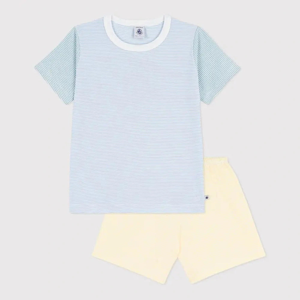 Petit Bateau | Pyjama court en coton à rayures pour enfant