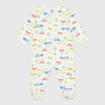 Petit Bateau | Pyjama bébé en coton imprimé voitures