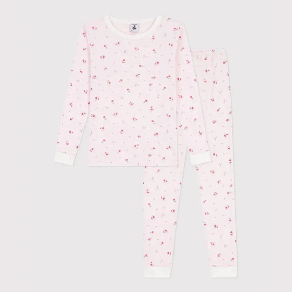Petit Bateau | Pyjama enfant en coton à imprimé fleuri