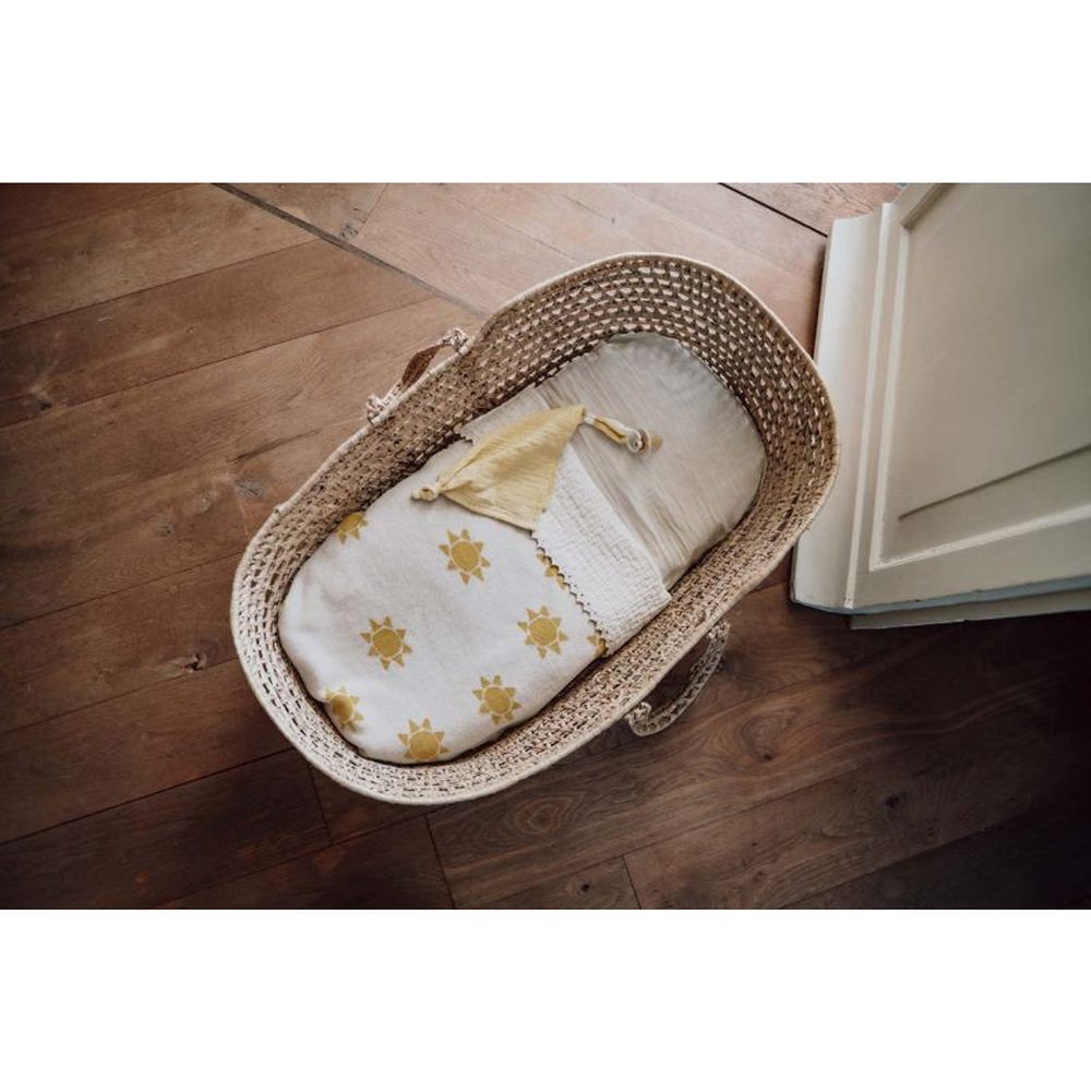 Koeka - Couverture de berceau Sunny milky - Lait