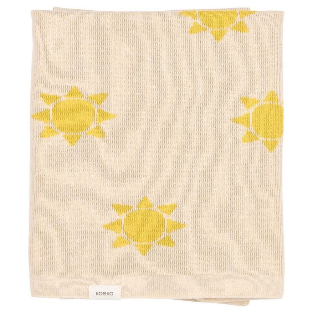 Koeka - Couverture de berceau Sunny milky - Lait