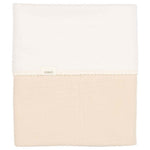 Koeka Couverture pour berceau Cotton Fleece Faro 75x100 - blanc chaud