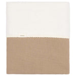 Koeka Couverture pour berceau Cotton Fleece Faro 75x100 - café