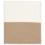 Koeka Couverture de berceau en coton polaire Faro 75x100 - caffe