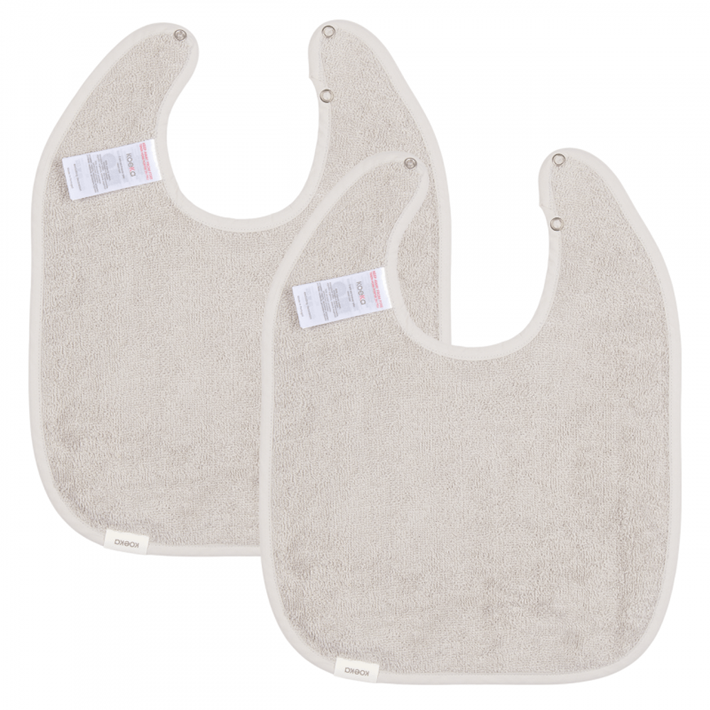 Koeka lot de 2 bavoirs Dijon Daily - pierre