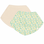 Koeka lot de 2 bavoirs écharpe Meadow - blanc cassé