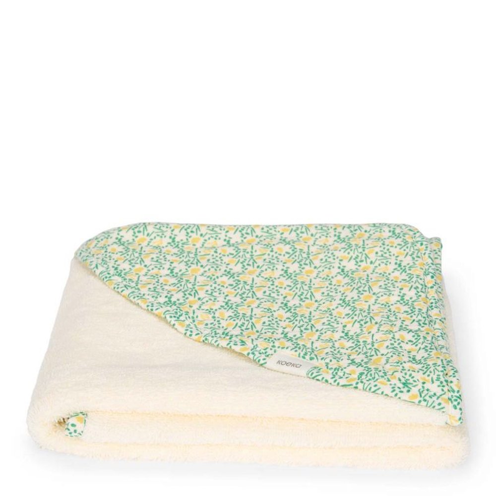 Koeka Cape de bain Meadow 100x100 cm - blanc cassé