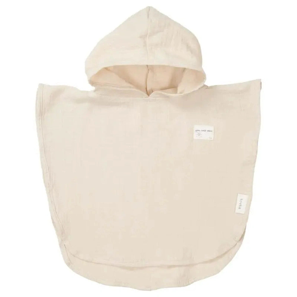 Koeka poncho de bain Faro - blanc chaud