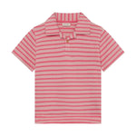 Minymo Polo T-shirt à manches courtes rayé Rosy Tough