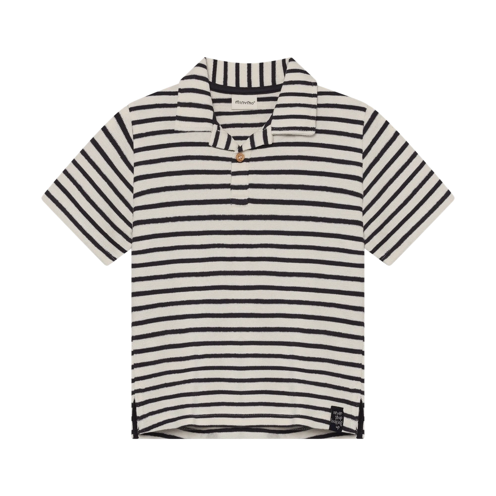 Minymo I Polo T-shirt à manches courtes rayé Vanilla Ice