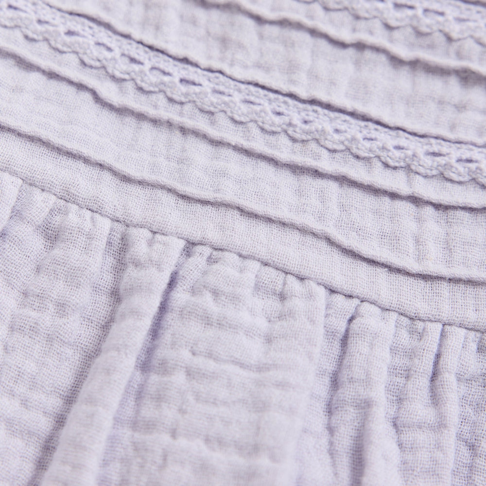 En Fant Robe à franges - Lilas